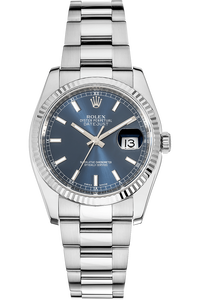 datejust white gold and stainless steel automatic