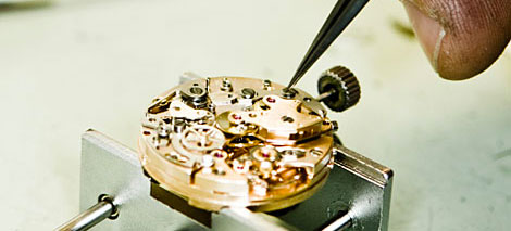 watch being repaired
