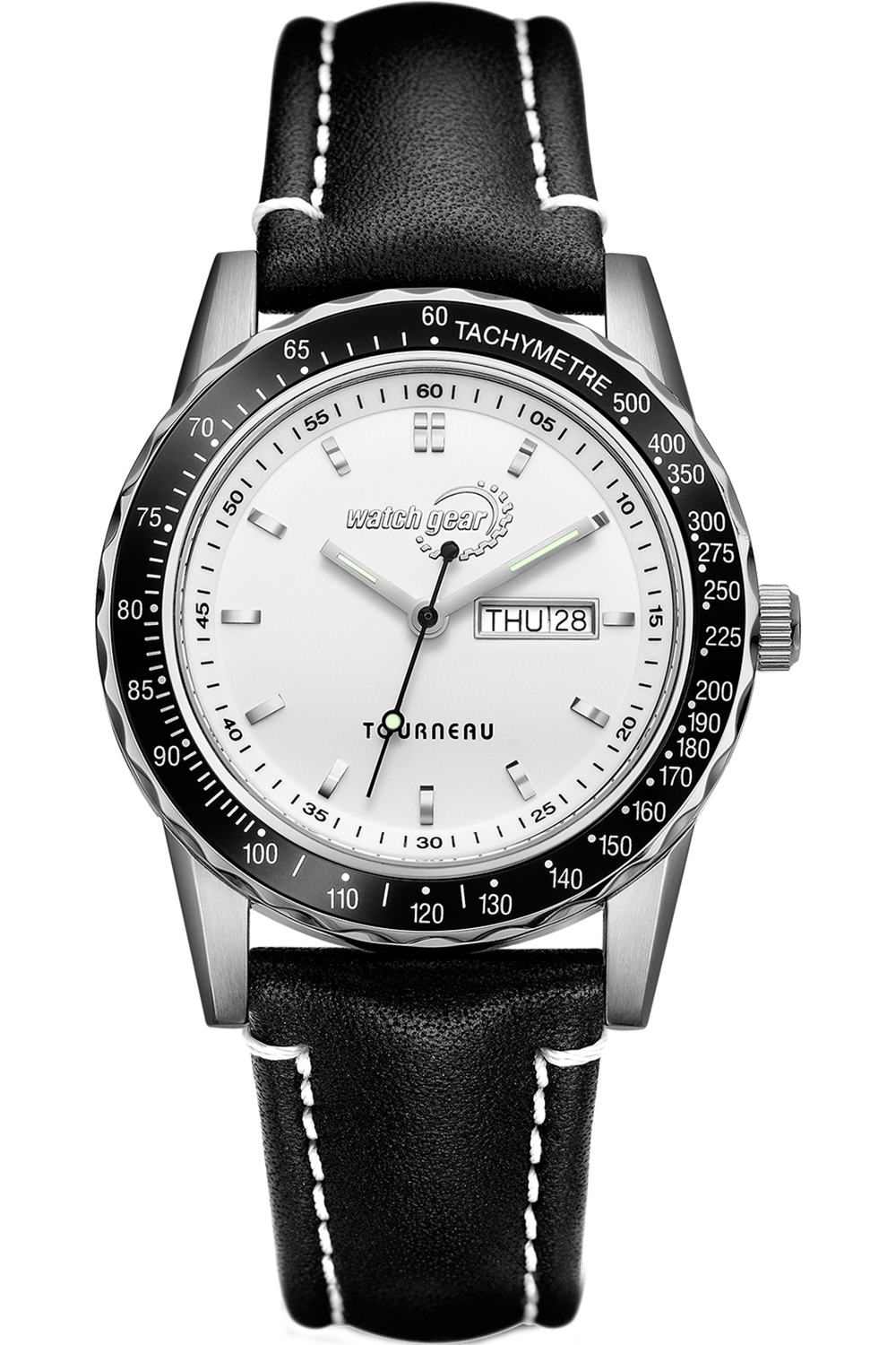Men's Steel Tachymeter Strap Tourneau
