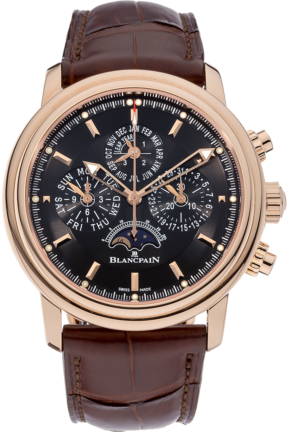 PreOwned Blancpain Leman Flyback Chronograph Perpetual Calendar