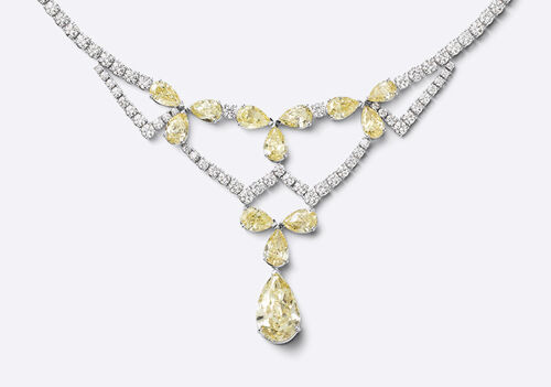 Yellow Diamonds Necklace Masterpiece