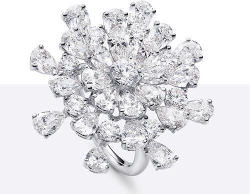 Firework Diamond Ring