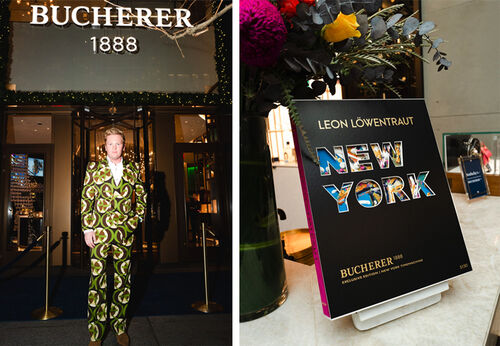 Leon Löwentraut exhibit at Bucherer TimeMachine