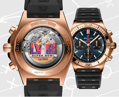 BREITLING CHRONOMAT B01 42 SUPER BOWL LVIII EDITION