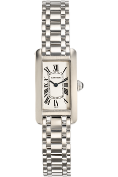 Tank Americaine White Gold Quartz