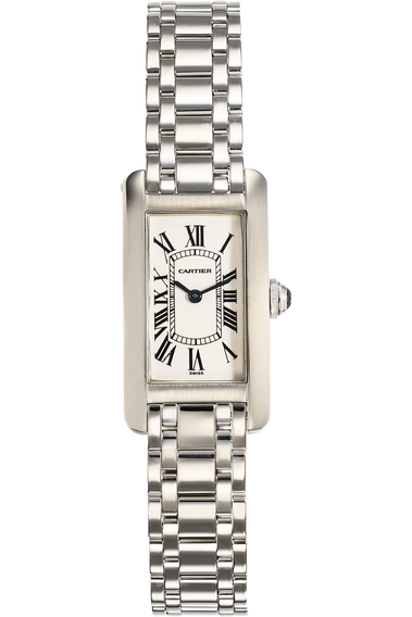 Tank Americaine White Gold Quartz
