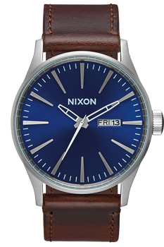 Sentry Leather, Blue / Brown