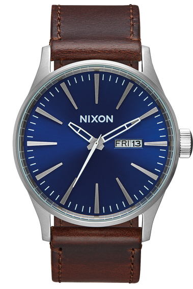 Sentry Leather, Blue / Brown