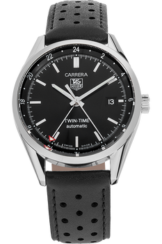Carrera Twin-Time Stainless Steel Automatic