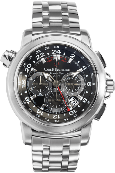 Patravi Traveltec GMT Stainless Steel Automatic