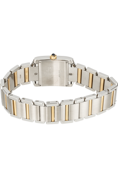 Tank Francaise Yellow Gold and Stainless Steel Quartz