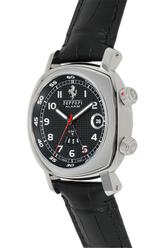 Ferrari Granturismo GMT Alarm Stainless Steel Automatic
