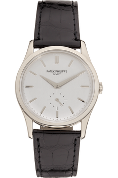 Calatrava Reference 5196 White Gold Manual