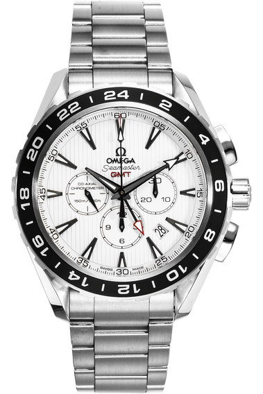 Seamaster Aqua Terra Co-Axial GMT Chronograph Stainless Steel Automatic
