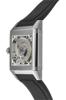 Reverso Squadra Hometime Stainless Steel Automatic