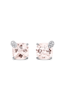 Peekaboo Morganite Ear Studs