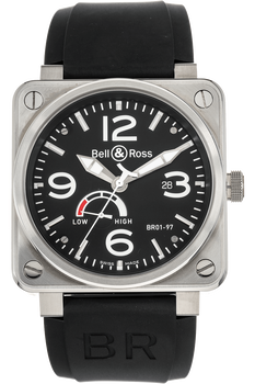 BR 01-97 Reserve de Marche Stainless Steel Automatic