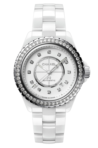 J12 Diamond Bezel Watch Caliber 12.1, 38 MM