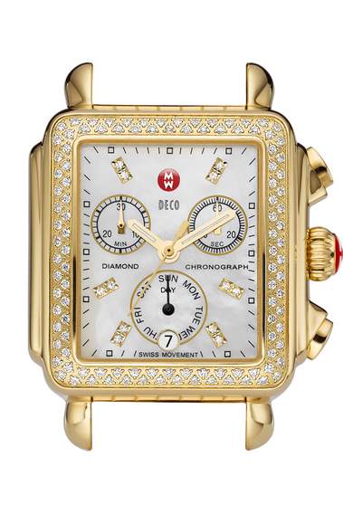 Gold Deco Day Diamond Dial