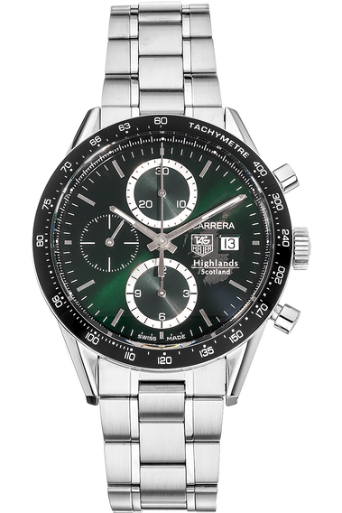 Carrera Chronograph Scotland Highlands Stainless Steel Automatic
