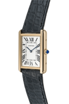 Tank Solo Yellow Gold and Stainless Steel Quartz