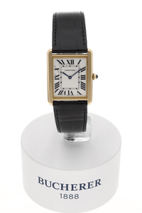 Tank Solo Yellow Gold and Stainless Steel Quartz