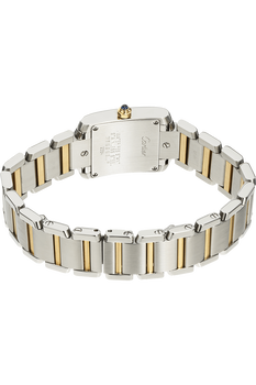 Tank Francaise Yellow Gold and Stainless Steel Quartz