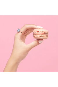 Peekaboo Aquamarine Ring