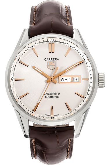 Carrera Calibre 5 Day-Date Stainless Steel Automatic