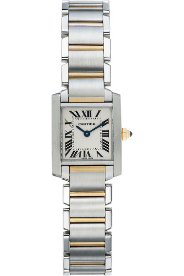 Tank Francaise Yellow Gold and Stainless Steel Quartz