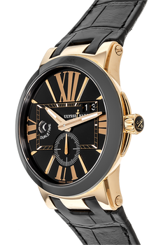 Executive Dual Time Rose Gold and Ceramic Automatic
