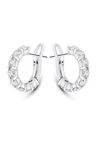 Classics Diamond Hoops