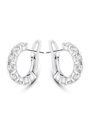 Classics Diamond Hoops