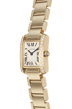 Tank Francaise Yellow Gold Quartz
