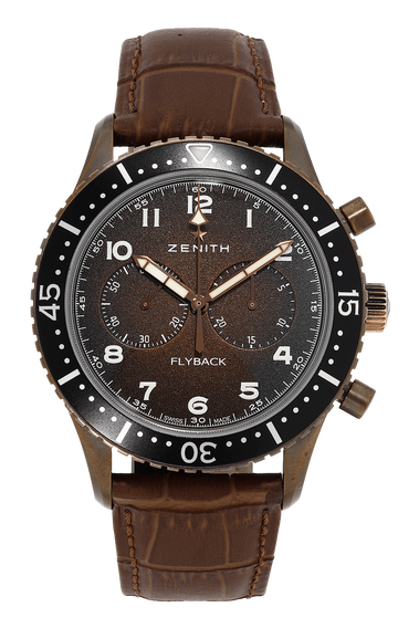 Pre-Owned Zenith El Primero Pilot (29.2240405/18.C801)