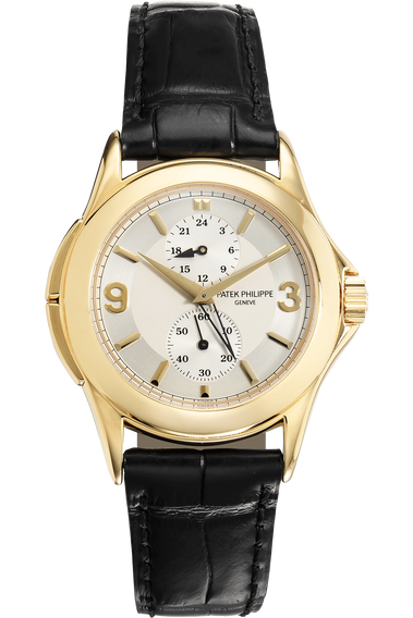 Pre Owned Patek Philippe Calatrava Travel Time 5134J 011