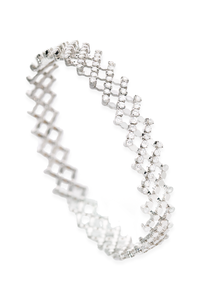 Serafino 7-row Ring Bracelet in White Gold