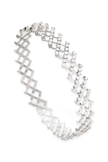 Serafino 7-row Ring Bracelet in White Gold