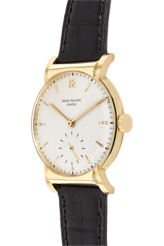 Round Reference 1584 Circa 1950s Yellow Gold Manual