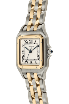 Panthere Yellow Gold and Stainless Steel Quartz