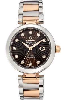 De Ville Ladymatic Rose Gold and Stainless Steel Automatic