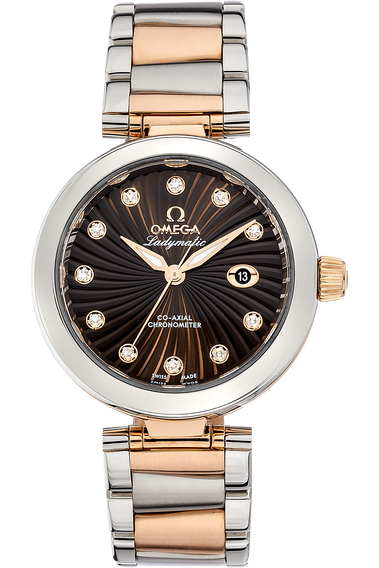 Pre Owned Omega De Ville Ladymatic Rose Gold and Stainless Steel Automatic
