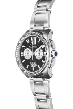 Calibre de Cartier Chronograph Stainless Steel Automatic