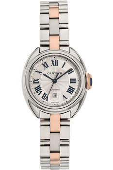 Cle de Cartier Rose Gold and Stainless Steel Automatic