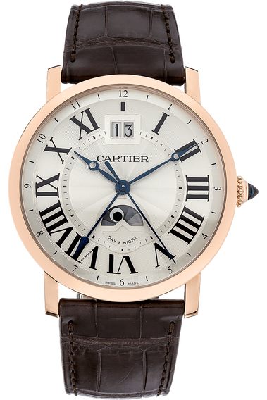 Rotonde Large Date Second Time Zone Rose Gold Automatic