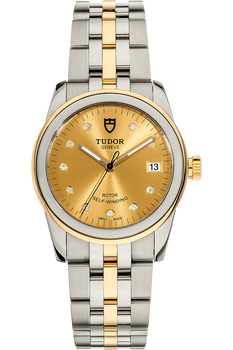 Glamour Date Yellow Gold and Stainless Steel Automatic