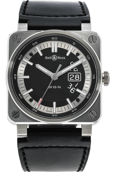 BR 03-96 Grande Date Stainless Steel Automatic