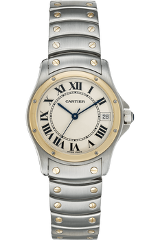 Santos Ronde Yellow Gold and Stainless Steel Automatic