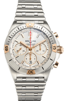 Chronomat B01 Rose Gold and Stainless Steel Automatic