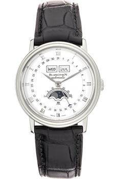 Villeret Complete Calendar Moonphase Stainless Steel Automatic